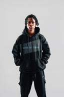 CORETECH OVERSIZE COMFY HOODIE - BLACK