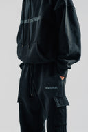 CORETECH OVERSIZE CARGO JOGGER - BLACK