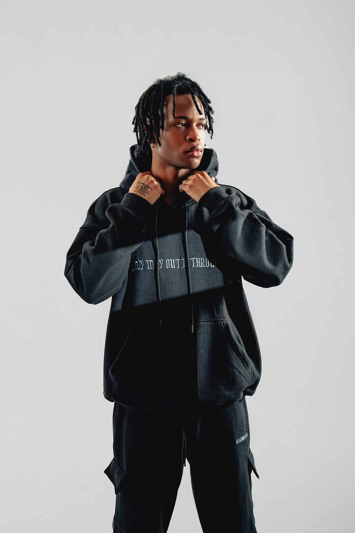 CORETECH OVERSIZE COMFY HOODIE - BLACK – Egnar US