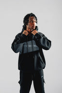 CORETECH OVERSIZE COMFY HOODIE - BLACK