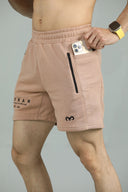 QUICKFLEX Performance Terry Shorts - Tan