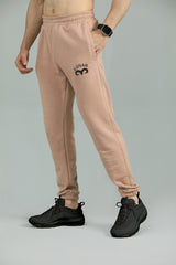ASPIRE Solid Tone Terry Joggers - Tan