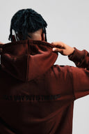 THERMAX ZIP UP HOODIE - BROWN