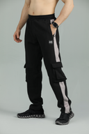 SPEEDFLEX Oversize Jogger Pants - Black