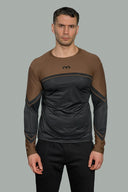 POWERSTRIDE Long Sleeve Sports Top - Brown