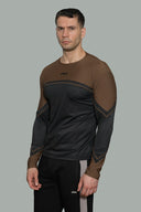 POWERSTRIDE Long Sleeve Sports Top - Brown