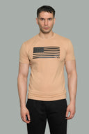 PATRIOT Fitness T-Shirt- Tan