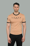 HYPERCHARGE Fitted T-Shirt - Tan